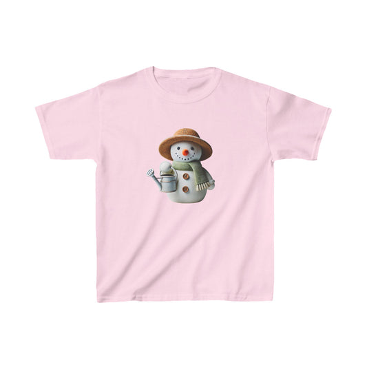 "Gardening Snowman" T-shirt - Kids Heavy Cotton™ Tee