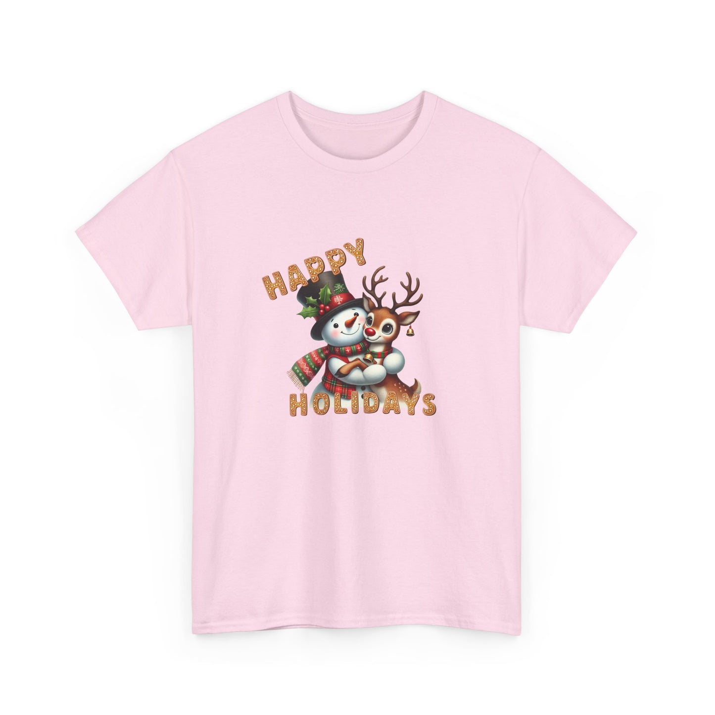 "Hugging Holiday Duo" T-shirt - Unisex Heavy Cotton Tee