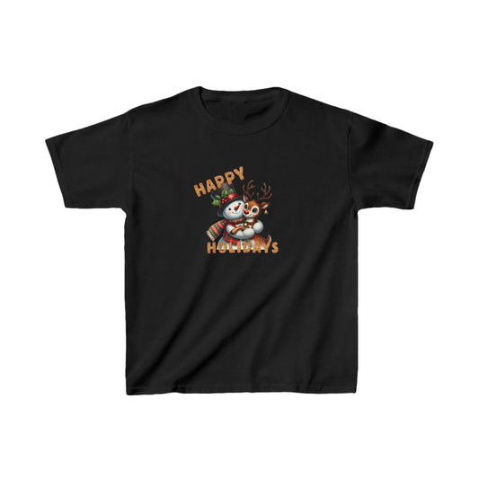 "Hugging Holiday Duo" T-shirt - Kids - Heavy Cotton™ Tee