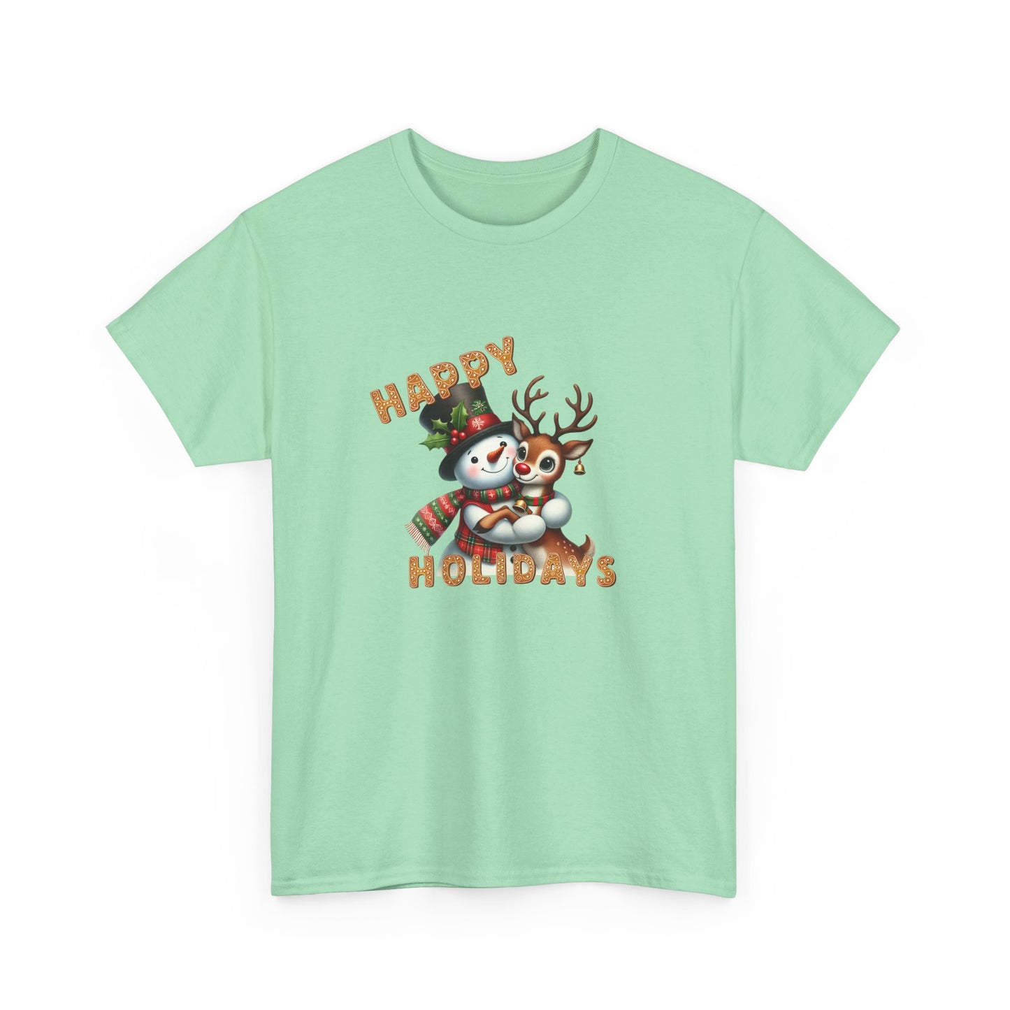 "Hugging Holiday Duo" T-shirt - Unisex Heavy Cotton Tee