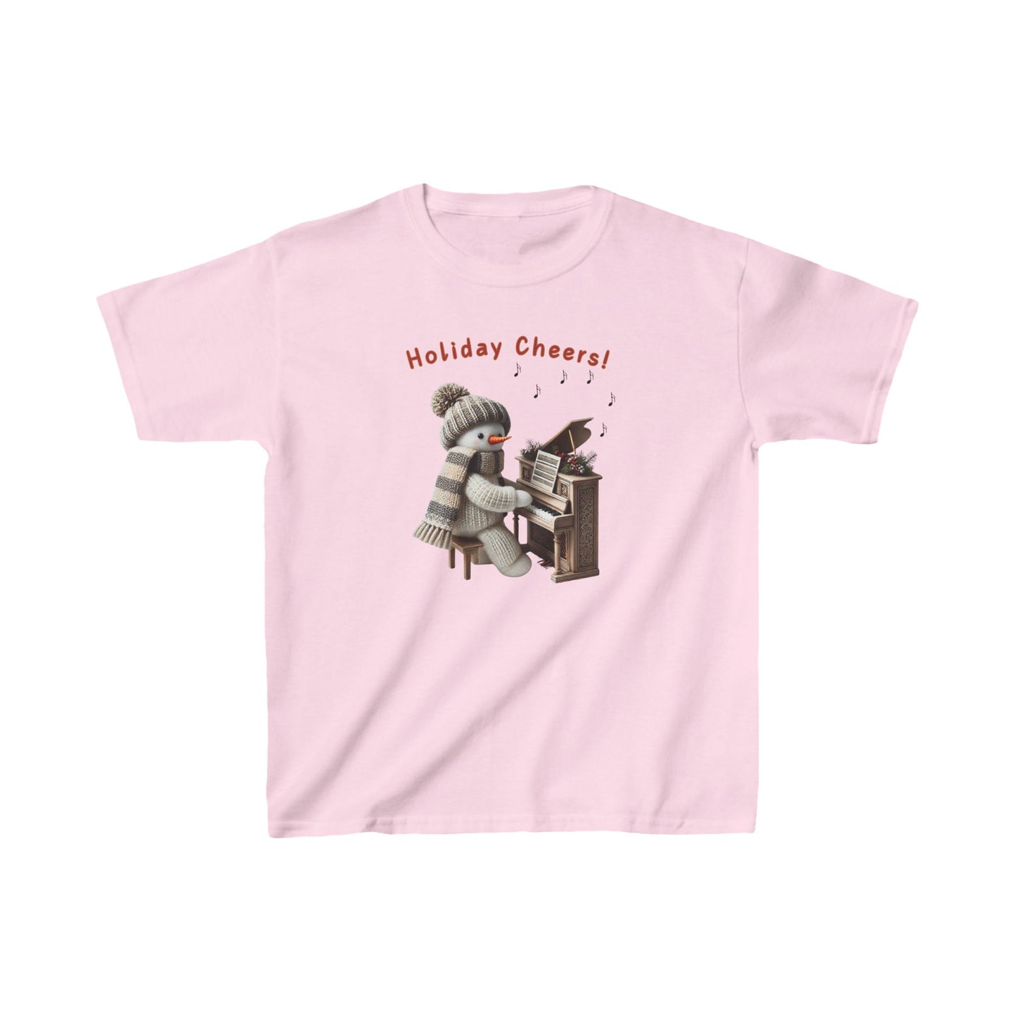 "Snowman Arctic Tunes" - Kids Heavy Cotton™ Tee