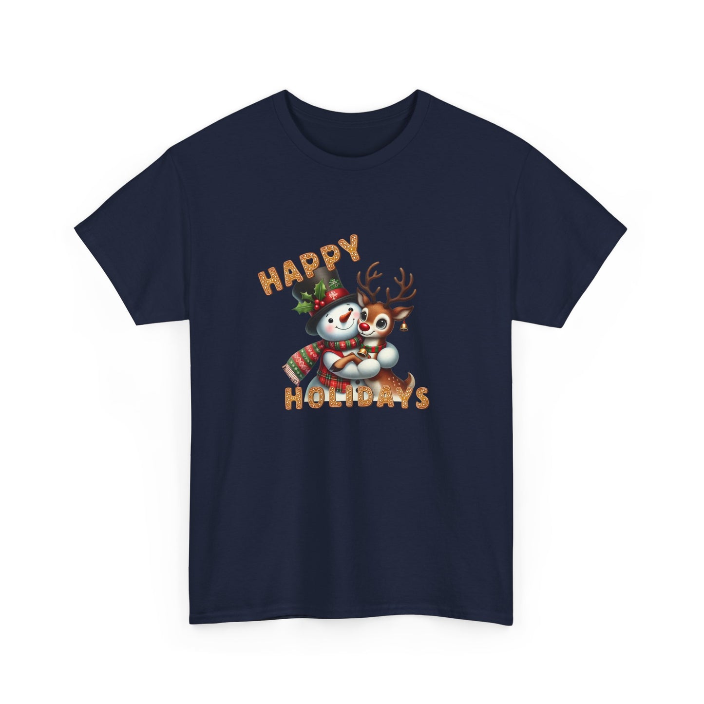 "Hugging Holiday Duo" T-shirt - Unisex Heavy Cotton Tee