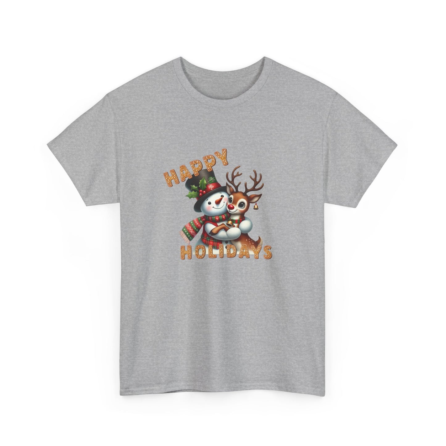 "Hugging Holiday Duo" T-shirt - Unisex Heavy Cotton Tee