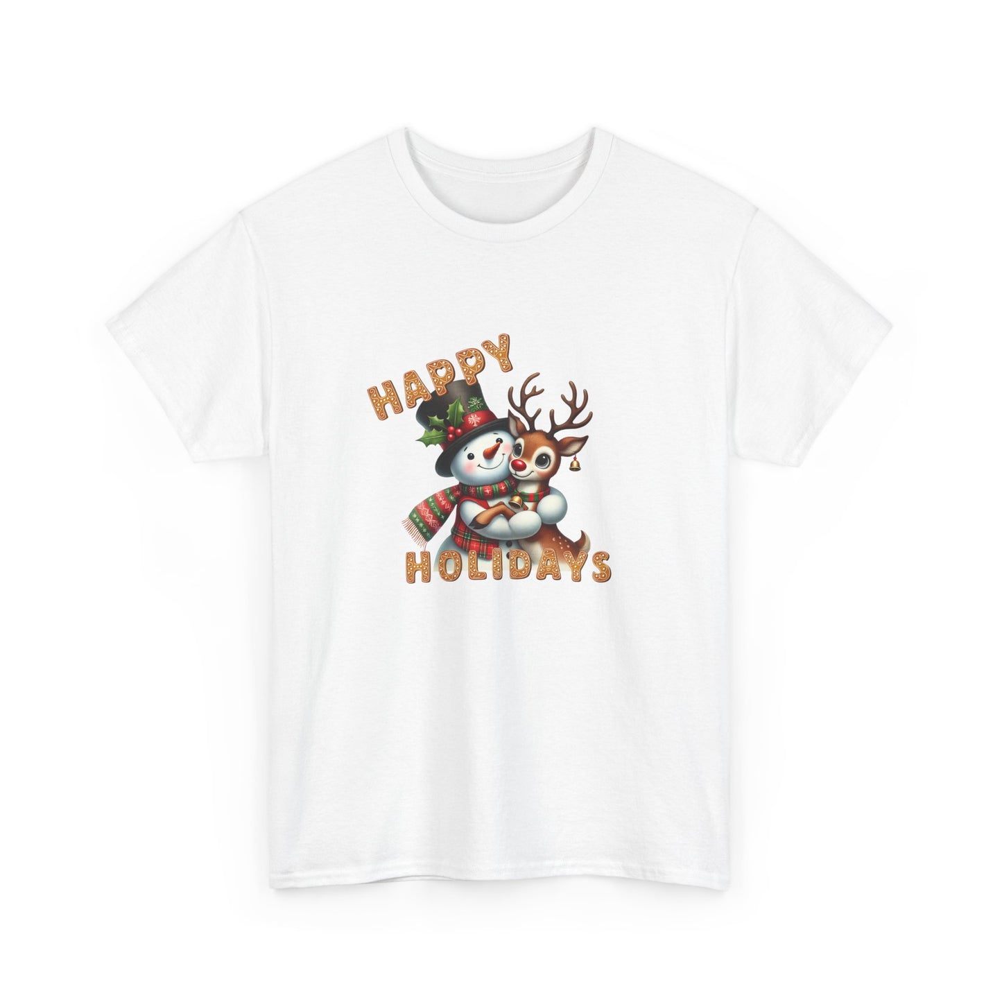 "Hugging Holiday Duo" T-shirt - Unisex Heavy Cotton Tee