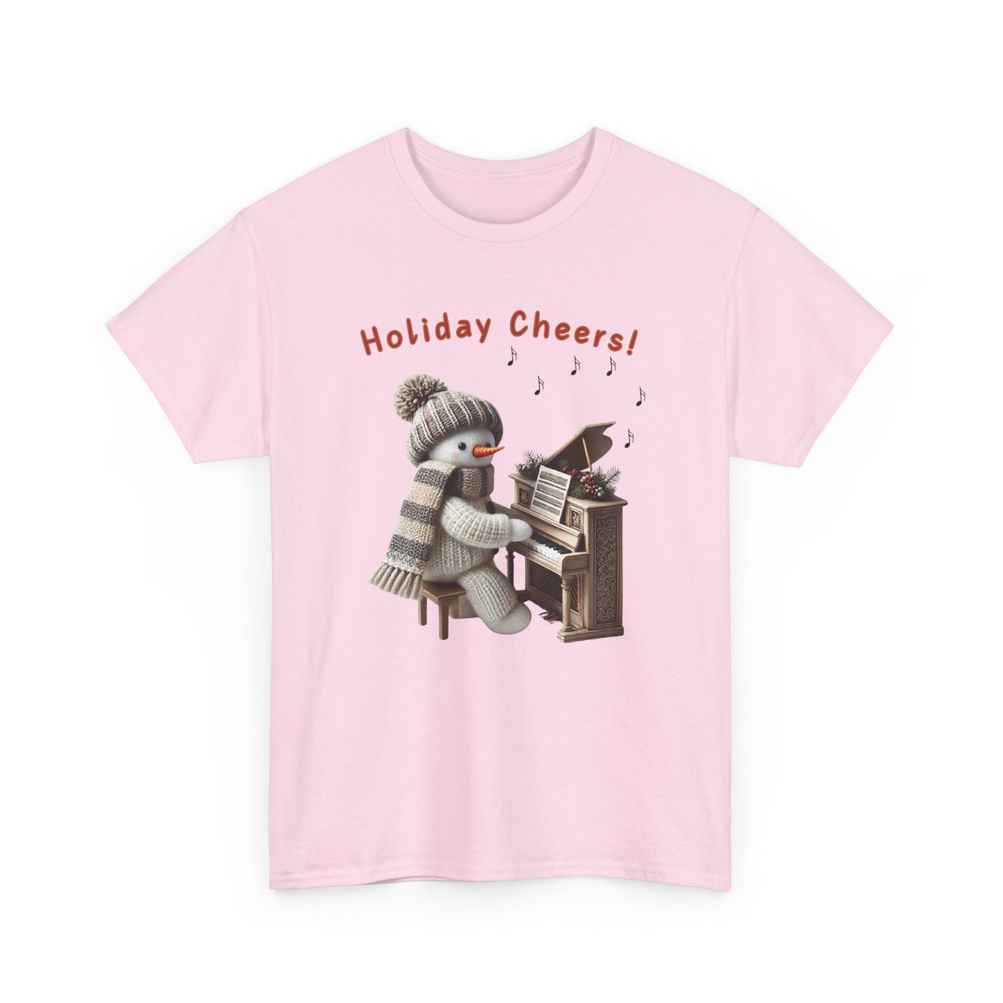 "Snowman Arctic Tunes" - Unisex Heavy Cotton Tee