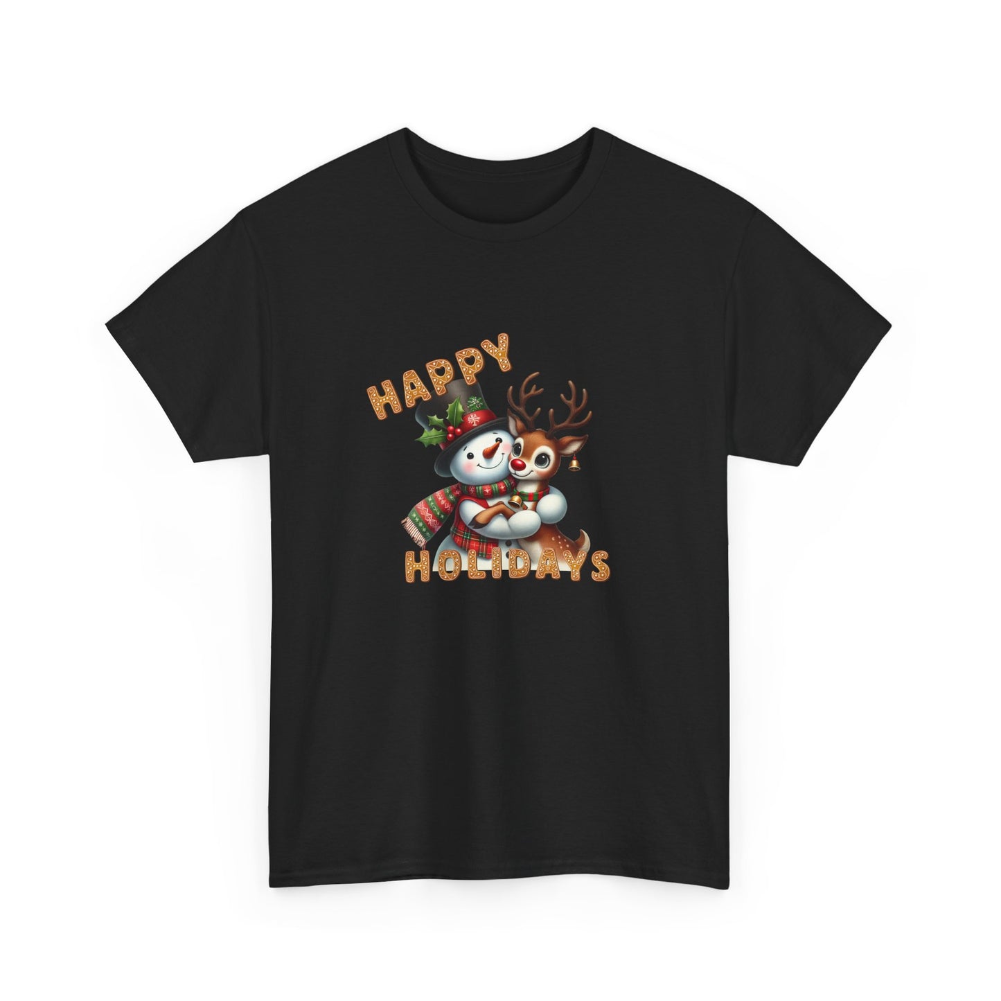 "Hugging Holiday Duo" T-shirt - Unisex Heavy Cotton Tee