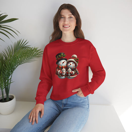 "Holiday Snow Mates" - Unisex Heavy Blend™ Crewneck Sweatshirt